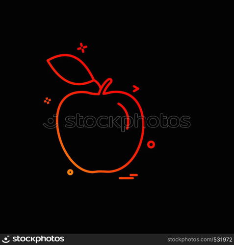 Fruits icon design vector