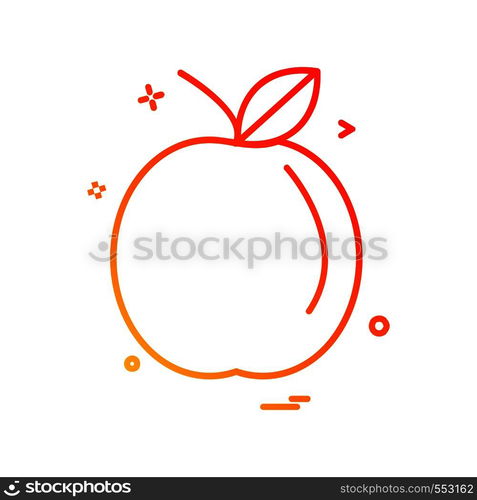 Fruits icon design vector