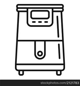 Fry machine icon outline vector. Deep fryer. Oil basket. Fry machine icon outline vector. Deep fryer