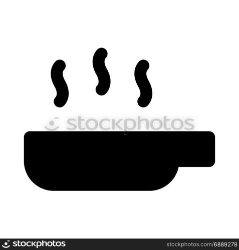 frying pan, icon on isolated background