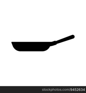 frying pan icon vector template illustration logo design