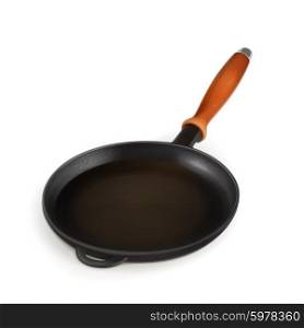 Frying pan, photo realistic vector illustration
