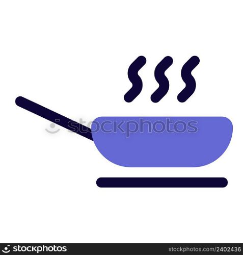 Frying pan with for saute the cooking items
