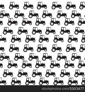 Ftat Tractor Seamless Pattern Background Vector Illustration EPS10. Ftat Tractor Seamless Pattern Background Vector Illustration