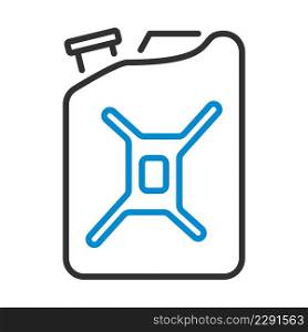 Fuel Canister Icon. Editable Bold Outline With Color Fill Design. Vector Illustration.