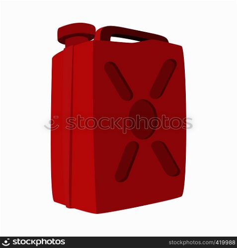 Fuel container jerrycan cartoon icon. Illustration isolated on white background. Fuel container jerrycan cartoon icon