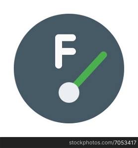 fuel full icon on isolated background