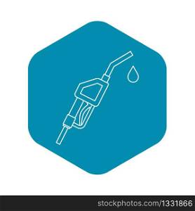 Fuel nozzle icon. Outline illustration of fuel nozzle vector icon for webicon. Outline illustration of vector icon for web. Fuel nozzle icon, outline style