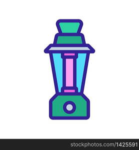 fuel oil lamp icon vector. fuel oil lamp sign. color symbol illustration. fuel oil lamp icon vector outline illustration