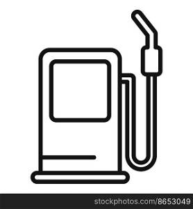 Fuel pistol icon outline vector. Vehicle oil. Car automotive. Fuel pistol icon outline vector. Vehicle oil