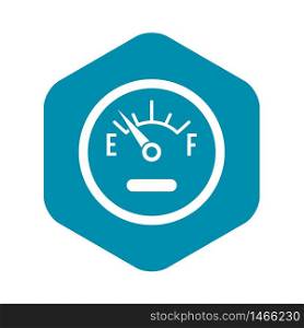 Fuel sensor icon. Simple illustration of fuel sensor vector icon for web. Fuel sensor icon, simple style