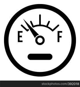 Fuel sensor icon. Simple illustration of fuel sensor vector icon for web. Fuel sensor icon, simple style