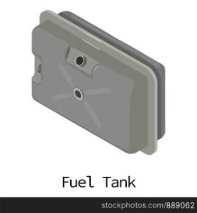 Fuel tank icon. Isometric illustration of fuel tank vector icon for web. Fuel tank icon, isometric 3d style