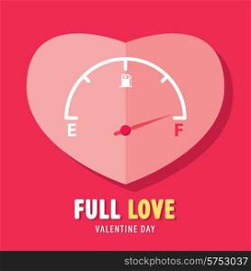Full energy love concept. Valentine background suitable for cards, poster, flyer, postcards, promotion, etc. vector illustration