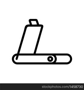 functional jogging machines for effective workouts icon vector. functional jogging machines for effective workouts sign. isolated contour symbol illustration. functional jogging machines for effective workouts icon vector outline illustration