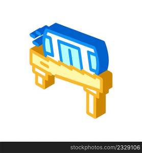 funicular transport isometric icon vector. funicular transport sign. isolated symbol illustration. funicular transport isometric icon vector illustration