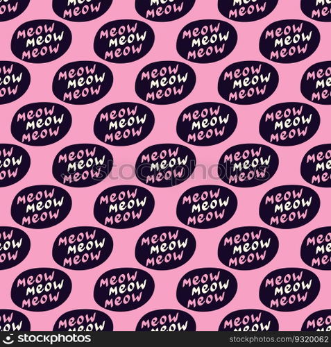 Funky"e meow pattern. Funny"e pattern."e meow pattern. Funny"e pattern