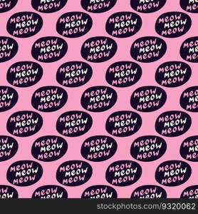 Funky"e meow pattern. Funny"e pattern."e meow pattern. Funny"e pattern