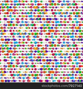 Funky seamless vector background, 60s design