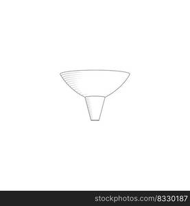 funneling logo icon vector illustration