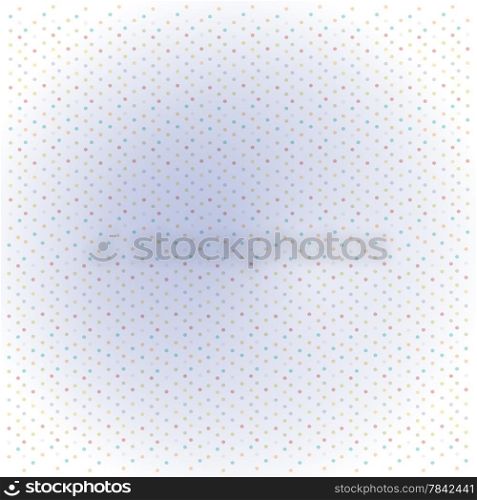 funny background with dots, vector illustration
