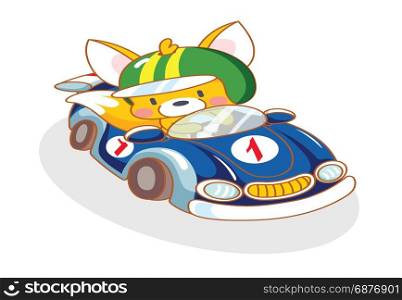 funny cartoon squirrel car ride