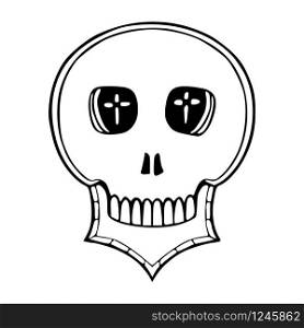 Funny skull vector. Icon design. Funny skull vector. Icon design.