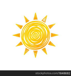 Funny vector doodle suns. Hand drawn sun. Vector stock illustration. Funny vector doodle suns. Hand drawn sun. Vector stock illustration.