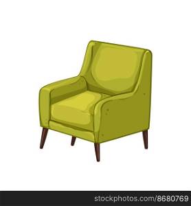 furniture armchair chair cartoon. furniture armchair chair sign. isolated symbol vector illustration. furniture armchair chair cartoon vector illustration