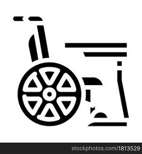 furniture for disabled glyph icon vector. furniture for disabled sign. isolated contour symbol black illustration. furniture for disabled glyph icon vector illustration