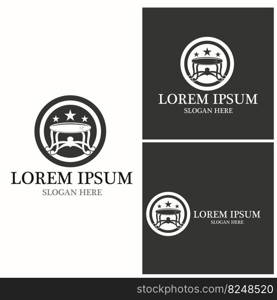 Furniture icon and symbol vector template