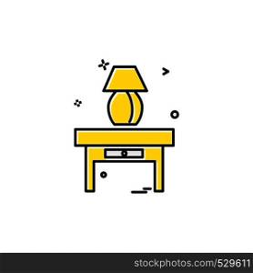 Furniture icon design vector