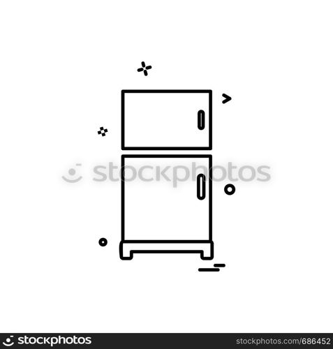 Furniture icon design vector