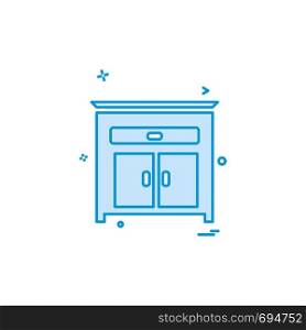 Furniture icon design vector