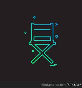 Furniture icon design vector 