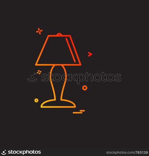 Furniture icon design vector