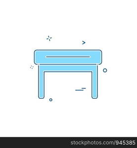 Furniture icon design vector