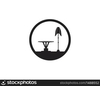 Furniture icon logo vector