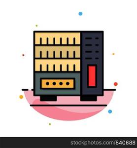 Furniture, Interior, Wardrobe, Drawer Abstract Flat Color Icon Template
