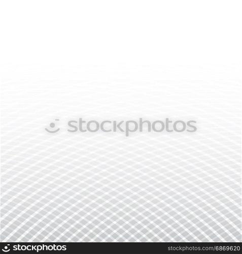 Future Abstraction Gray and White geometric grid perspective floor Surface Background,technology concepts, Vector Illustration, copy space