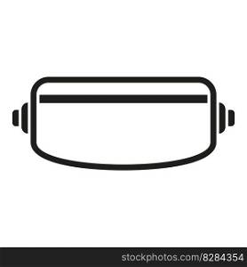 Future device icon simple vector. Vr reality. Game digital. Future device icon simple vector. Vr reality