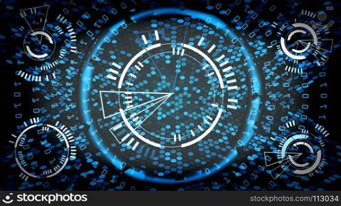 Future Technology Cyber Concept Background. Abstract Hi Speed Digital Design. Security Network Backdrop. Vector Illustration. Future Technology Cyber Concept Background. Abstract Hi Speed Digital Design. Security Network Backdrop. Vector Illustration.