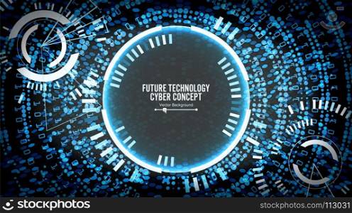 Future Technology Cyber Concept Background. Abstract Security Cyberspace. Electronic Data Connect. Global System Communication. Vector Illustration.. Future Technology Cyber Concept Background. Abstract Security Cyberspace. Electronic Data Connect. Global System Communication. Vector Illustration