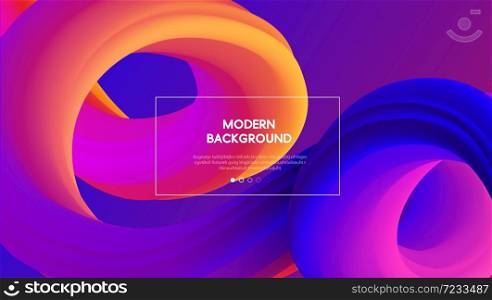 Futuristic abstract background modern design with Vibrant Gradient and Light Effect. Fluid Shape. Liquid Form Movement. Landing Page. Template for websites, or apps.Vector.