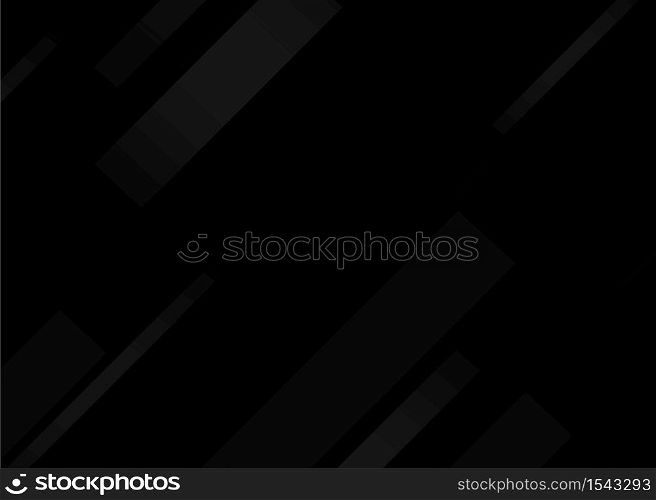 Futuristic geometric shape concept abstract black color background vector illustration
