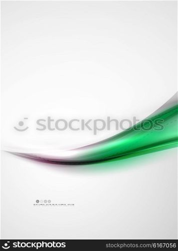 Futuristic green color in wave template. Futuristic green color in wave template. Vector illustration