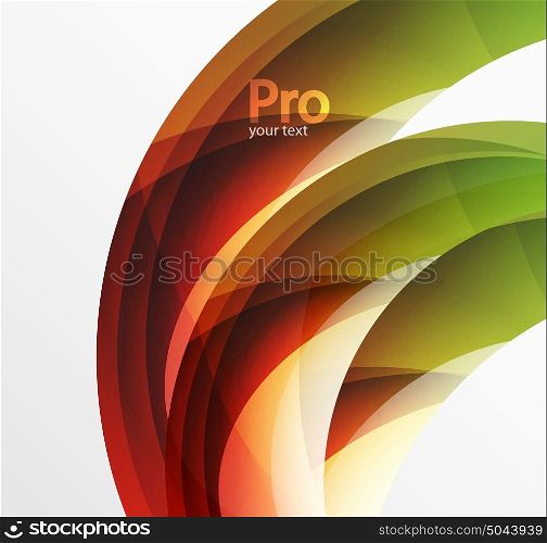 Futuristic hi-tech glass wave abstract background. Color curvy line with glossy effect. Futuristic hi-tech glass wave abstract background. Color curvy line with glossy effect. Vector illustration