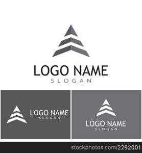 Futuristic Triangle Chain logo design inspiration