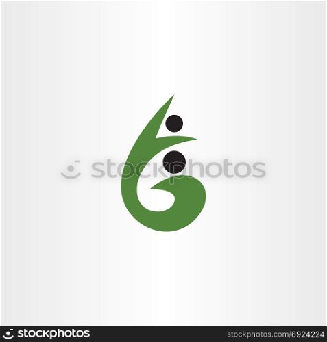 g letter healthy people logo vector design