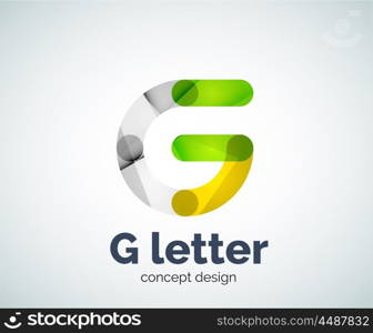 G letter logo icon. G letter logo icon. Business geometric abstract element